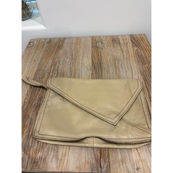 Gaetano Vintage Leather Tan Wristlet Clutch Purse - Picture 1 of 6